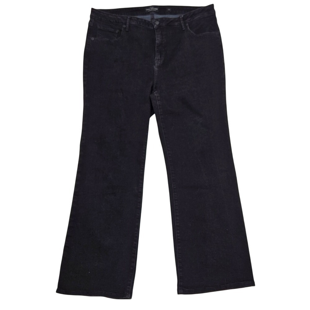 Lucky Brand Women's Black Denim High Rise Wide Leg‎ Jeans